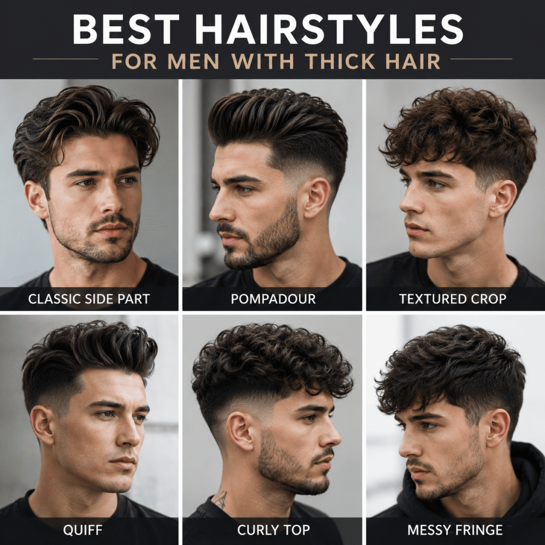 Best Hairstyles for Men With Thick Hair