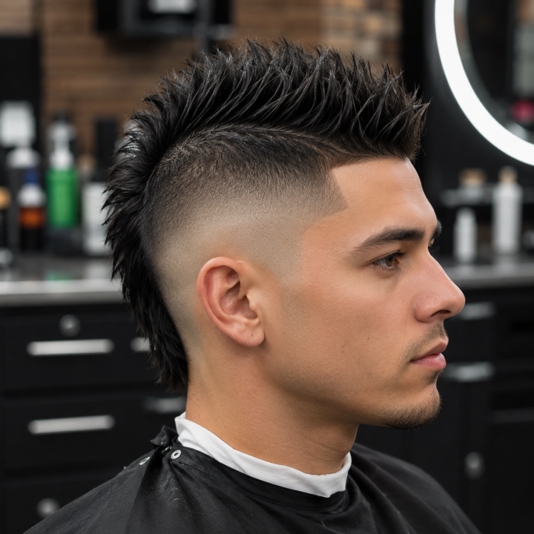 mohawk fade