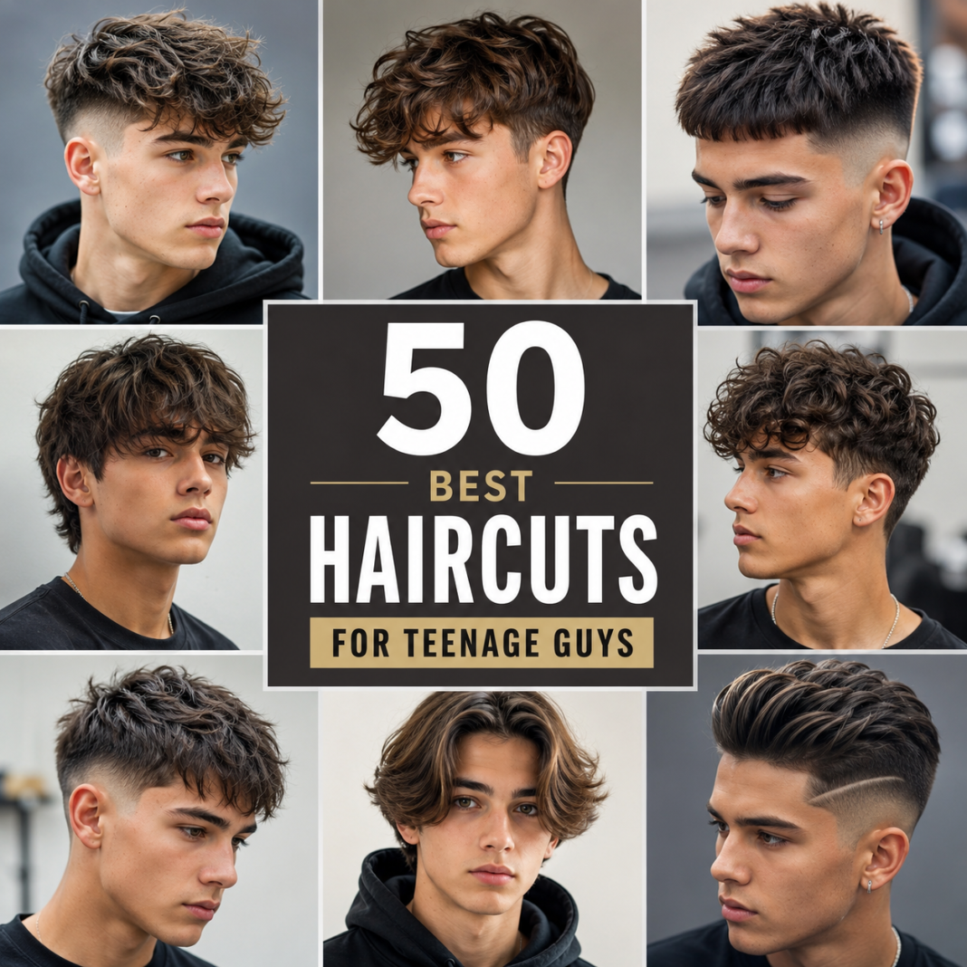 50 Best Haircuts for Teenage Guys (That Actually Look Cool) Best Haircuts for Teenage Guys
