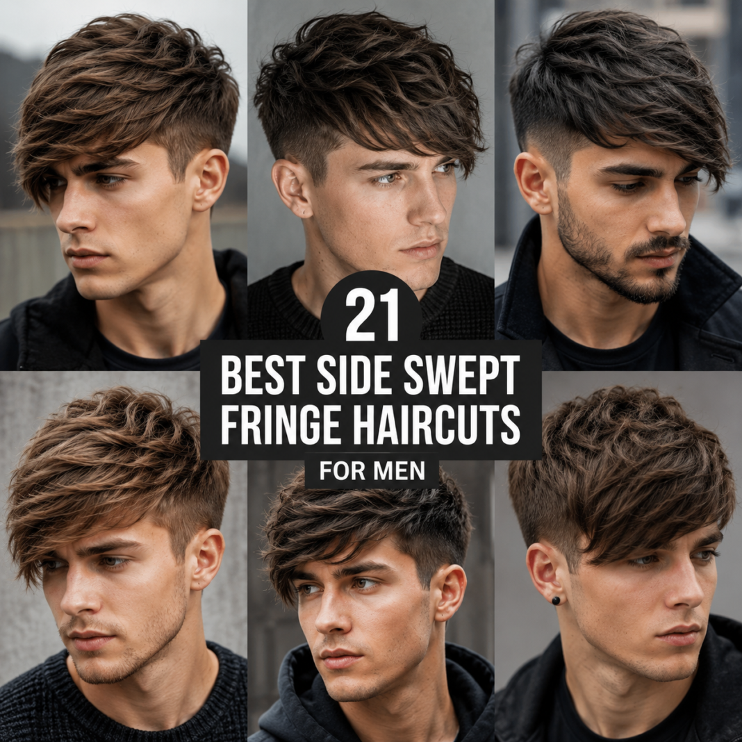 Best Side Swept Fringe Haircuts for Men