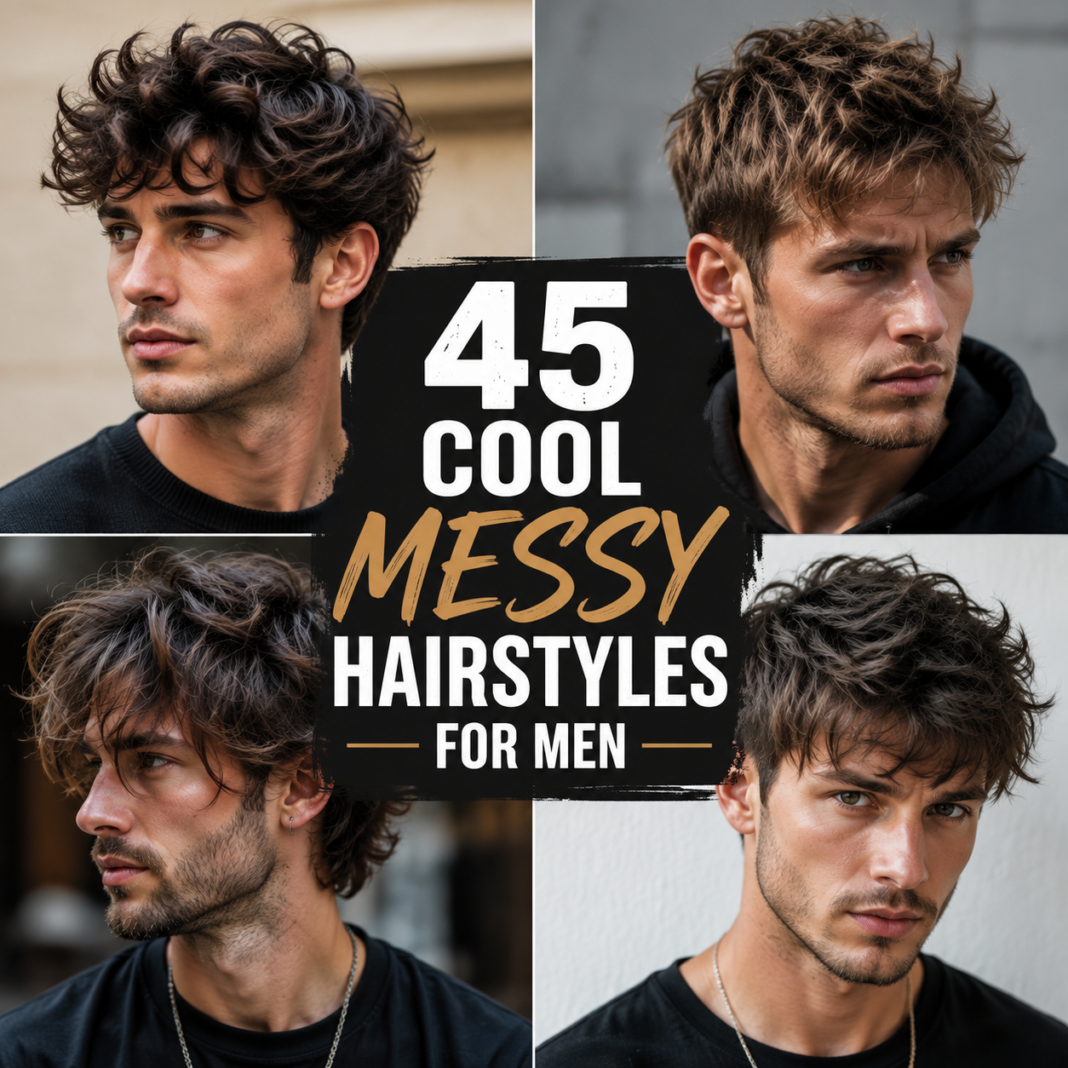 45 Cool Messy Hairstyles for Men (That Actually Look Good) Cool Messy Hairstyles for Men