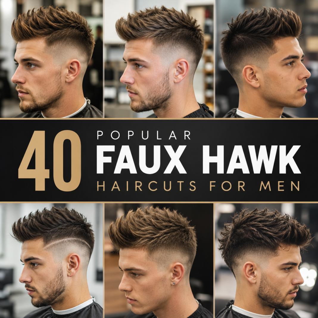 Popular Faux Hawk Haircuts for Men