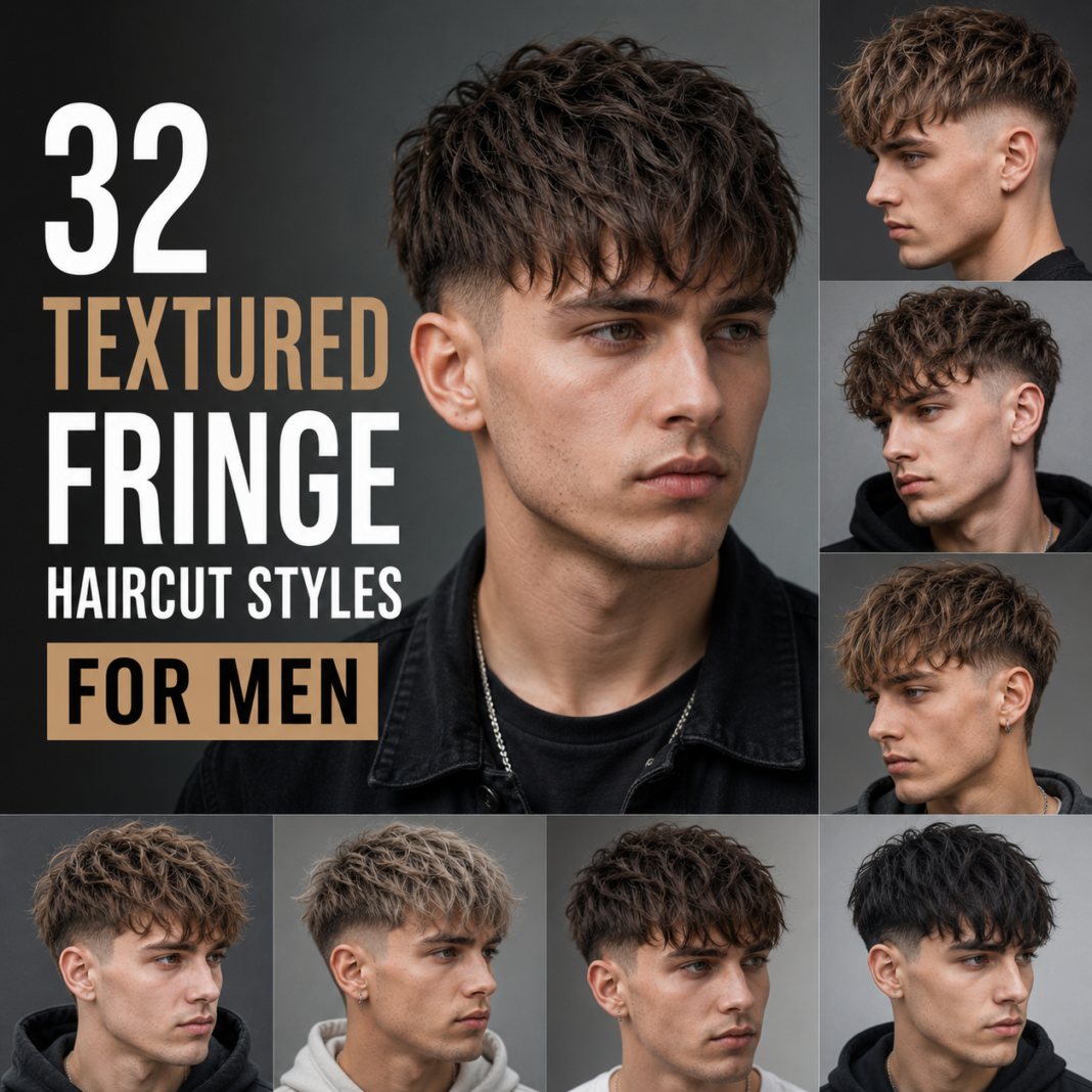 32 Textured Fringe Haircut Styles for Men | A Complete Comprehensive Guide Textured Fringe Haircut Styles for Men
