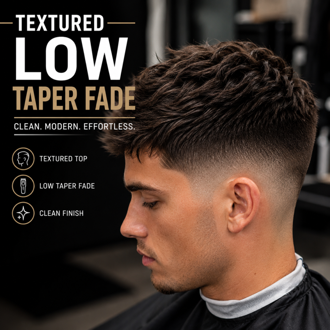 Textured Low Taper Fade