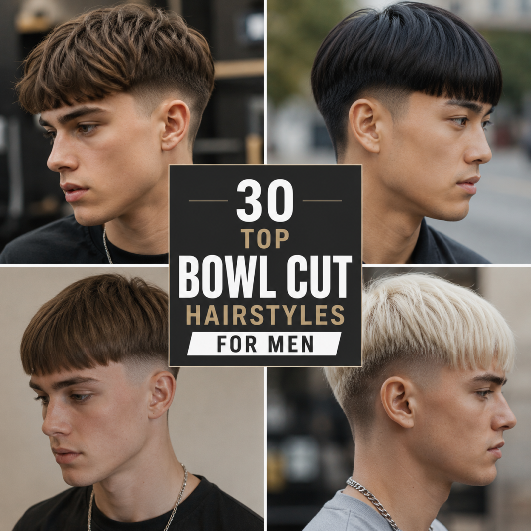 30 Top Bowl Cut Hairstyles for Men (2026 Guide) Top Bowl Cut Hairstyles for Men