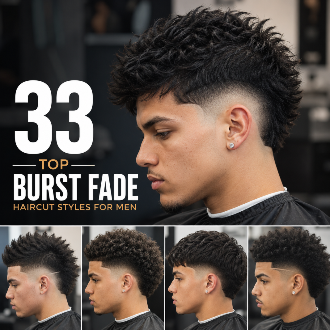 33 Top Burst Fade Haircut Styles for Men | A Complete Comprehensive Guide Top Burst Fade Haircut Styles for Men