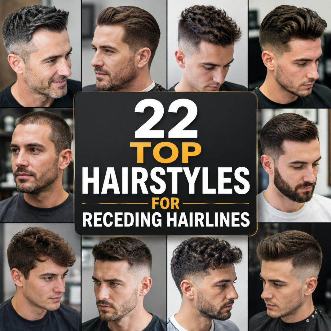22 Top Hairstyles for Receding Hairlines | A Complete Comprehensive Guide Top Hairstyles for Receding Hairlines