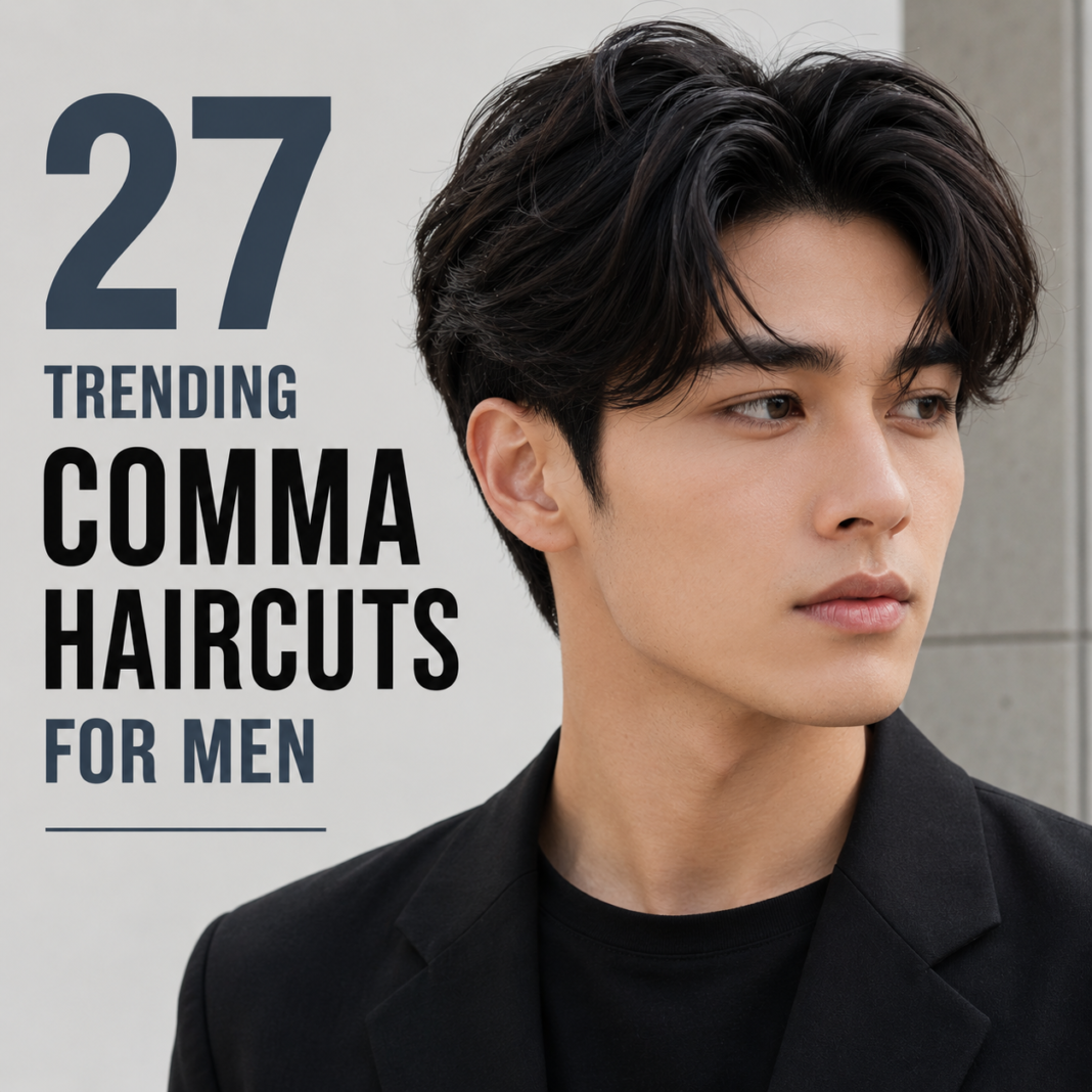 27 Trending Comma Haircuts for Men | A Complete Comprehensive Guide Trending Comma Haircuts for Men