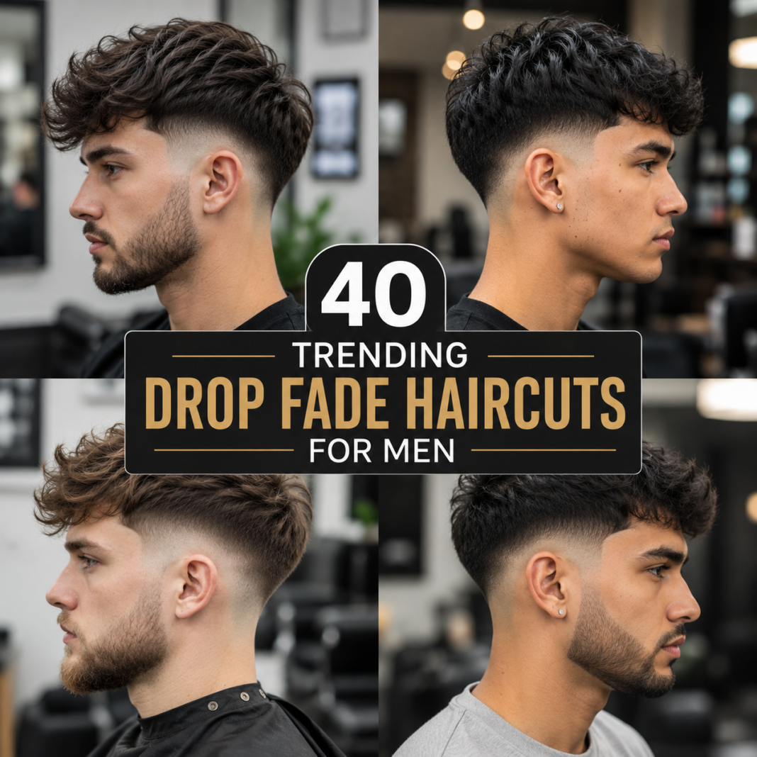 Trending Drop Fade Haircuts for Men