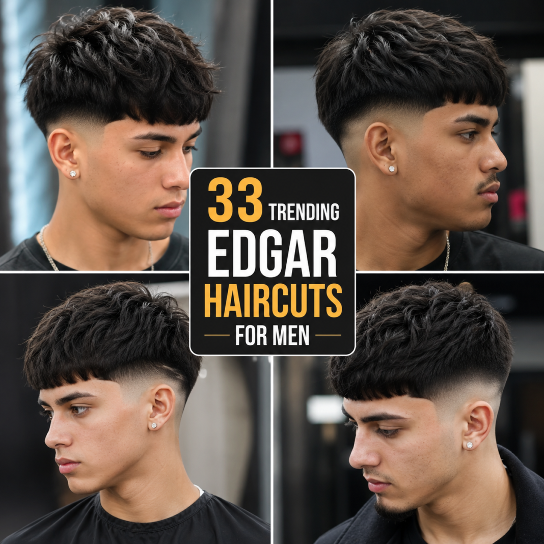 Trending Edgar Haircuts for Men