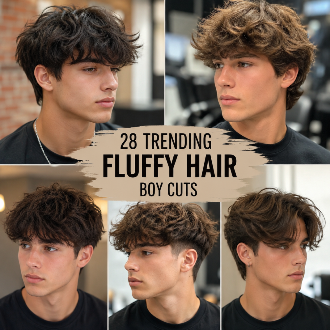 Trending Fluffy Hair Boy Cuts