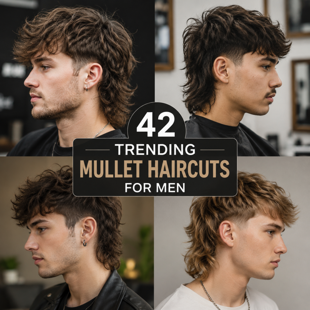 Trending Mullet Haircuts for Men