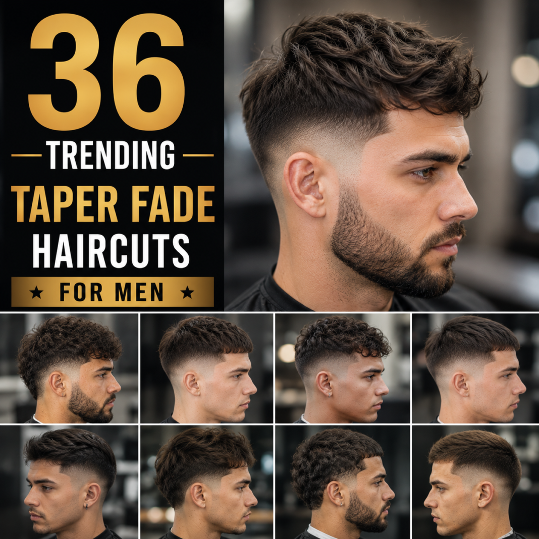 36 Trending Taper Fade Haircuts for Men (2026 Style Guide) Trending Taper Fade Haircuts for Men