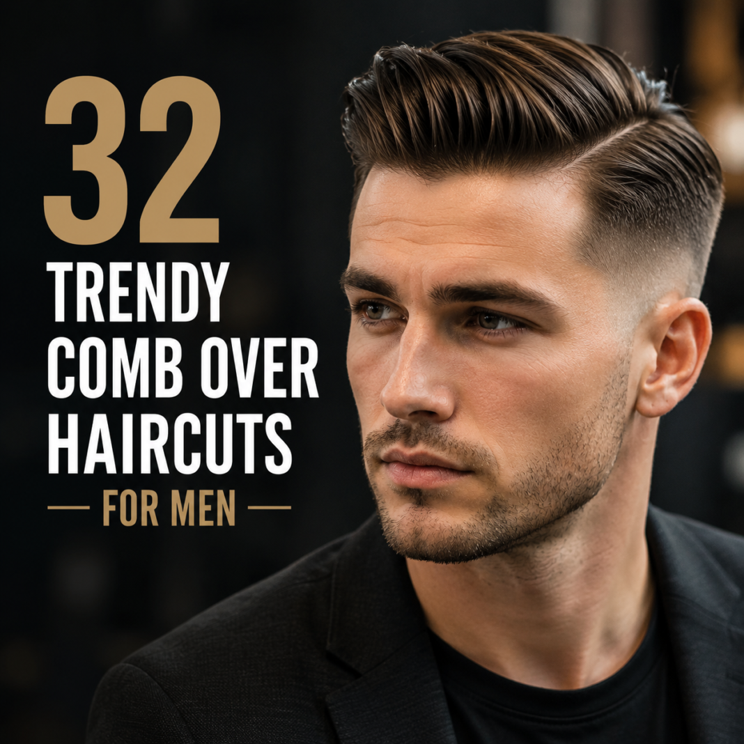 32 Trendy Comb Over Haircuts for Men | A Complete Comprehensive Guide Trendy Comb Over Haircuts for Men
