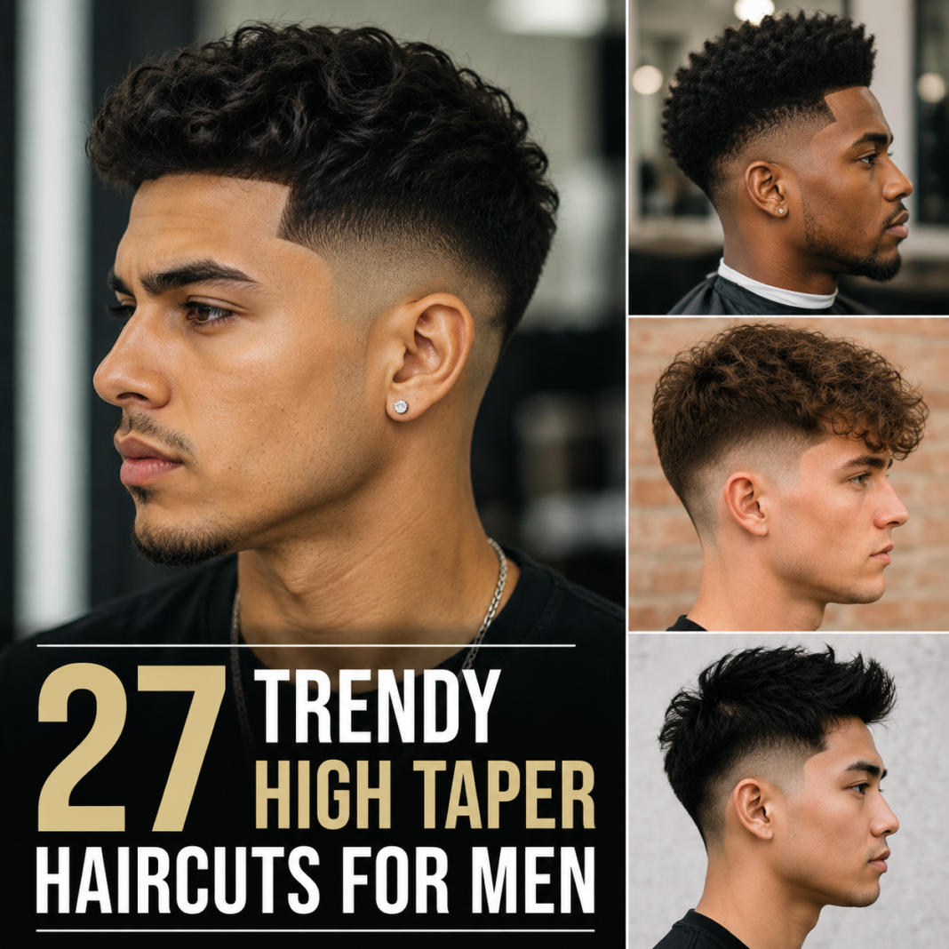 27 Trendy High Taper Haircuts for Men (2026 Guide) Trendy High Taper Haircuts for Men