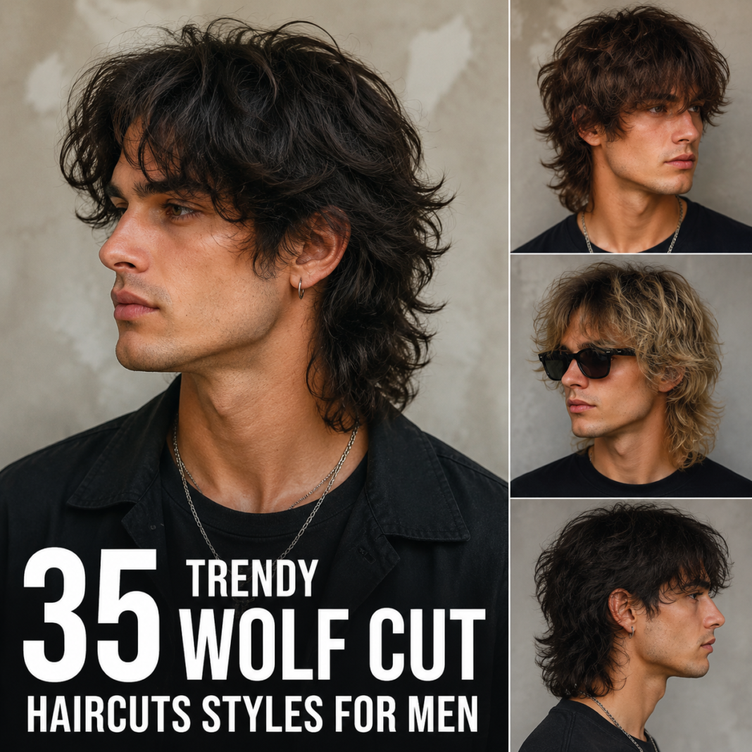 35 Trendy Wolf Cut Haircuts Styles for Men | A Complete Comprehensive Guide Trendy Wolf Cut Haircuts Styles for Men