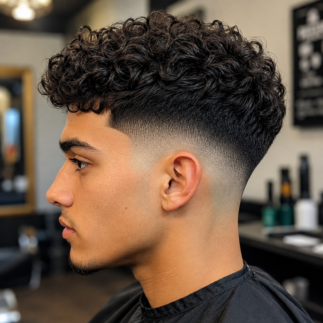 High Taper Fade with Curly Hair: The Complete Guide (2026) High taper fade with curly hair