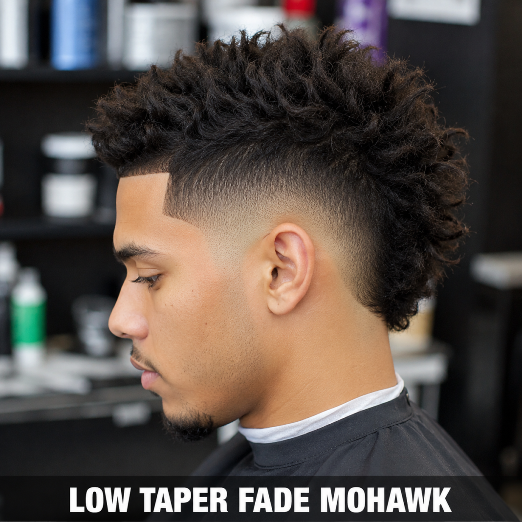 Low Taper Fade Mohawk