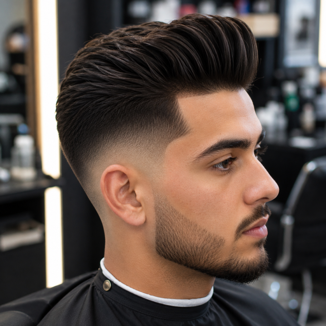 Low Taper Fade with Pompadour: The Coolest Haircut You Need to Try Low Taper Fade with Pompadour